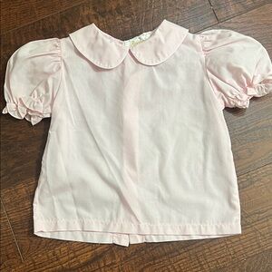 Pink Puff Sleeve Kids Shirt